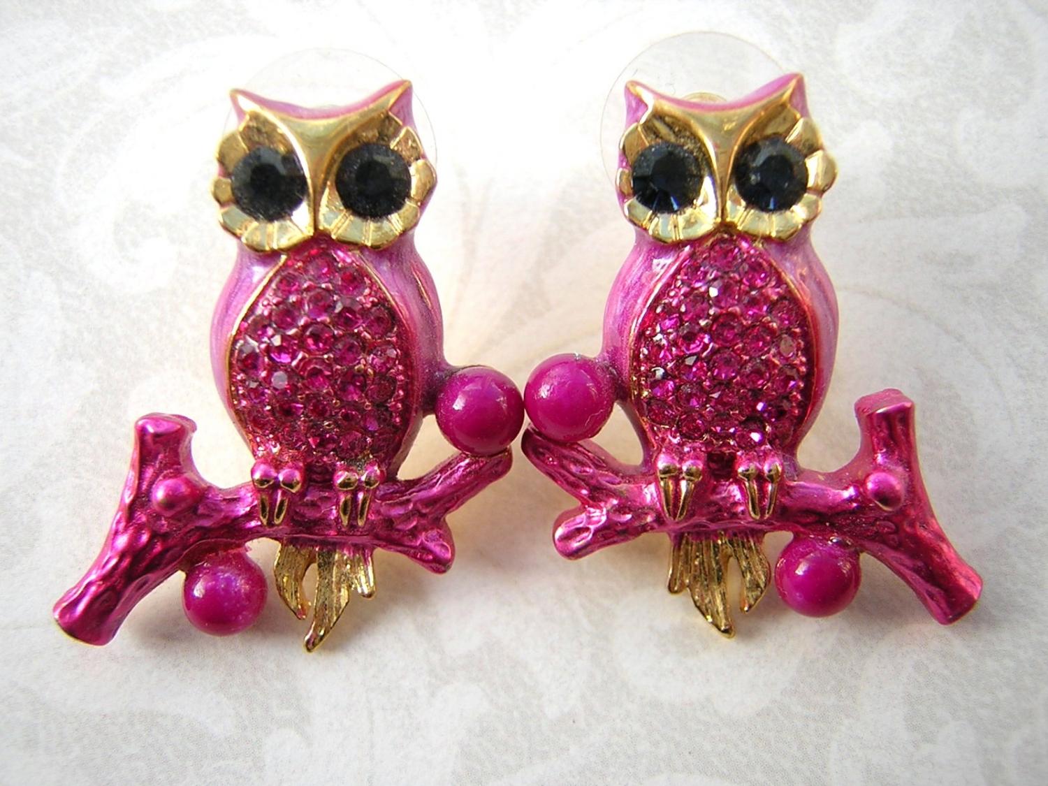 Ollie Owl Earrings