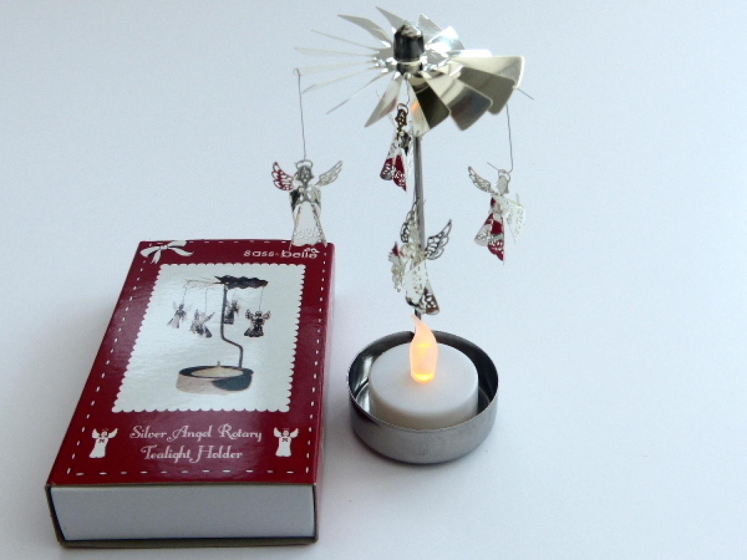 Angel Spinning Candle Holder