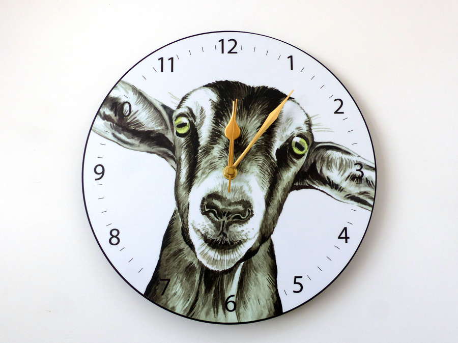 Goat Wall Clock