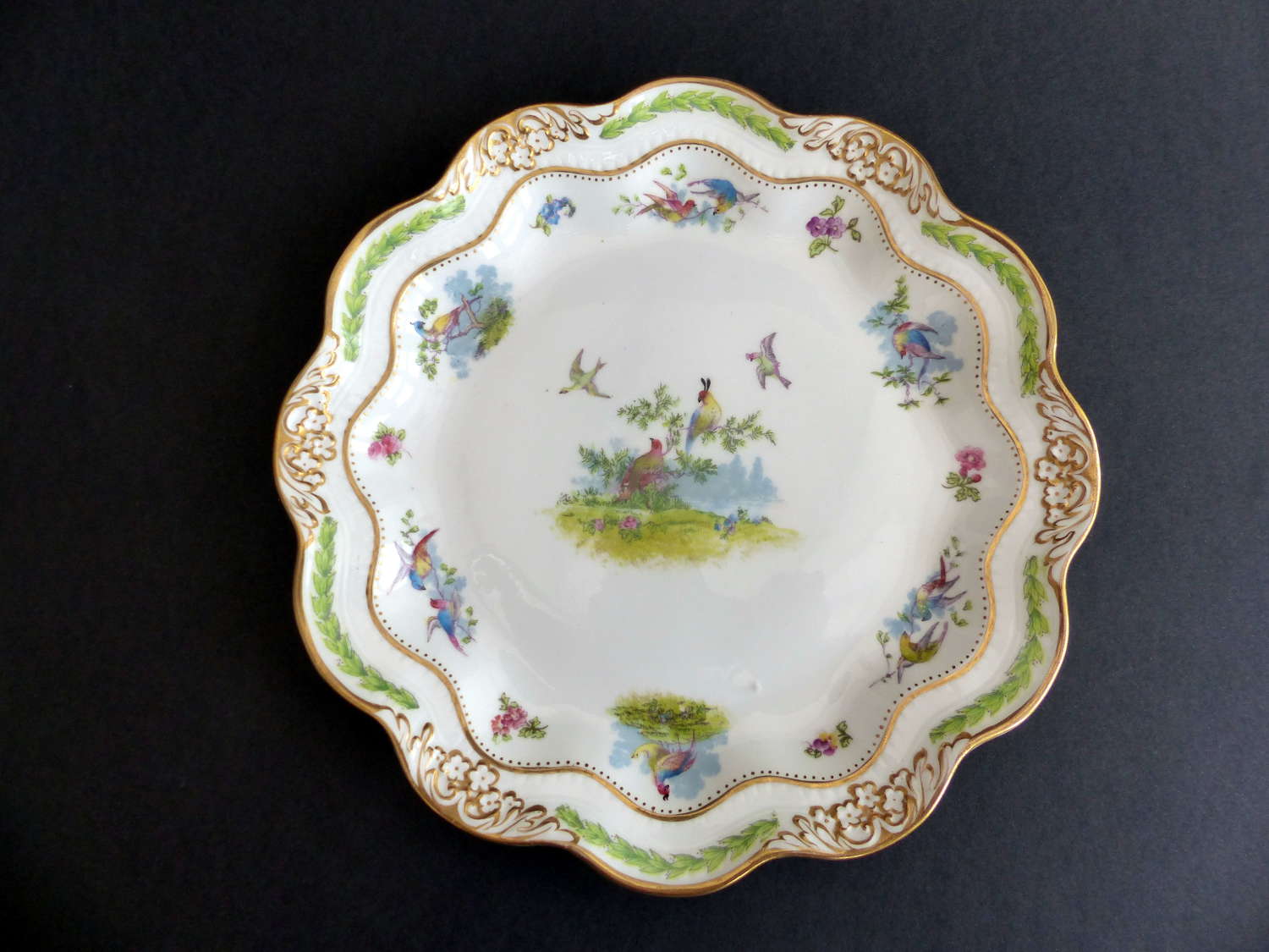 Crescent China  Fine Porcelain Cabinet Plate