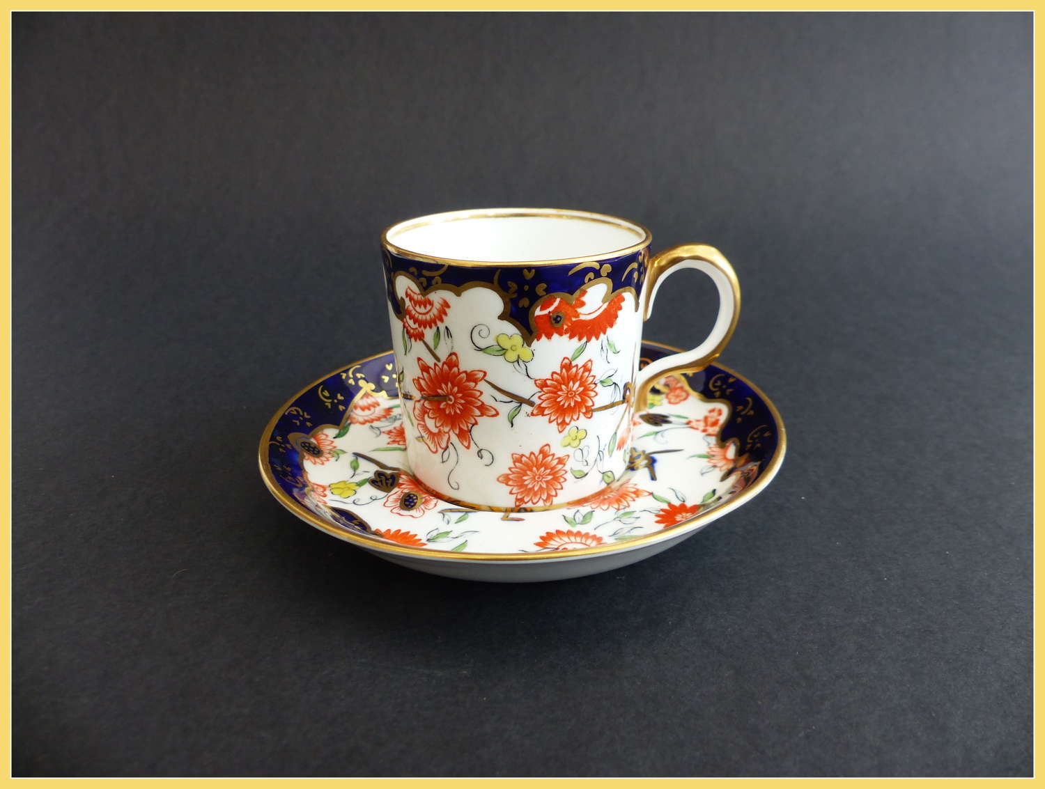 Royal Crown Derby Can and Saucer