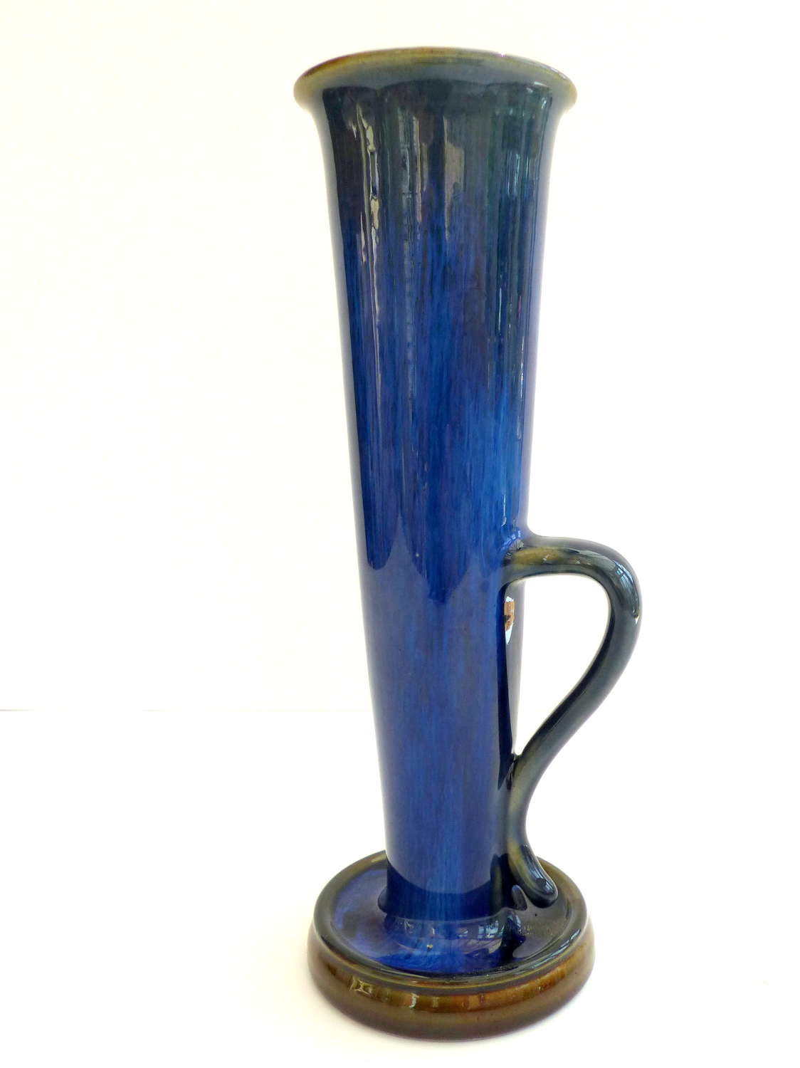 Art Deco Denby Danesby Ware Trumpet Vase